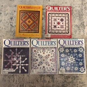 5! Quilters Newsletter Magazine Publication Years Between 1981-1999